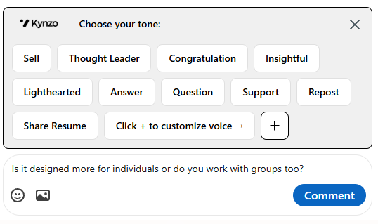 AI-assisted conversations