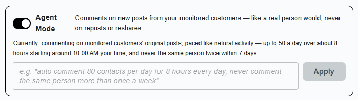 Kynzo Autonomous AI Agent Mode configuration and active business hours